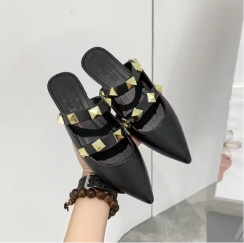 5 Pairs Summer Fashion Sexy Pointed Toe Slippers